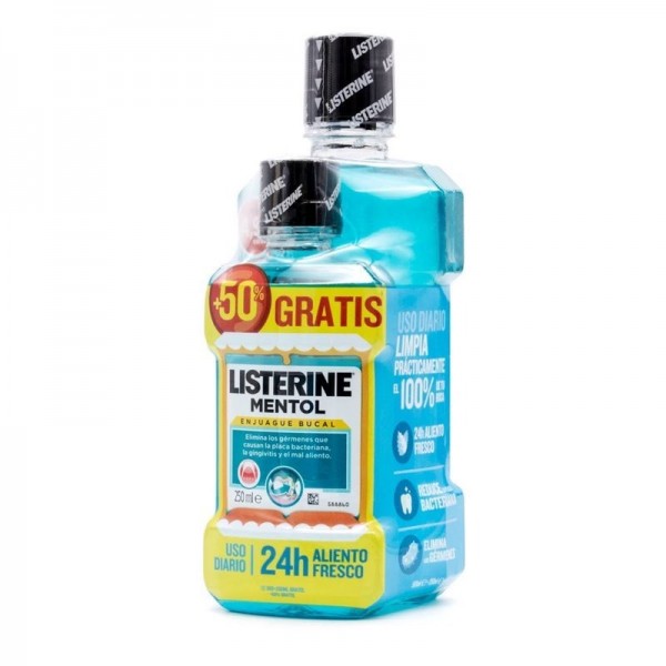 LISTERINE MENTOL 500ML + 250ML PROMO